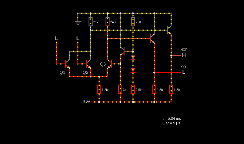 ECL NOR/OR gate