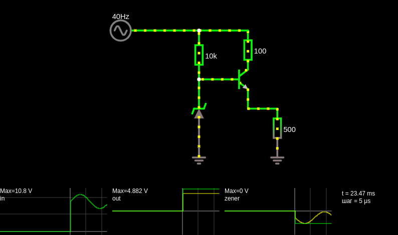 Zener voltage reference with follower