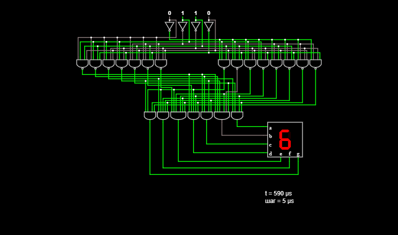 7-segment LED decoder