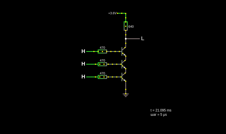 RTL NAND gate
