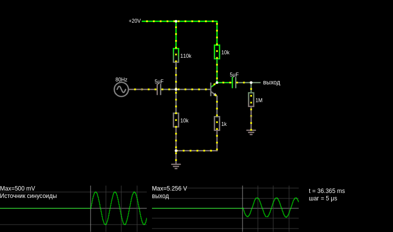 Common-emitter amplifier