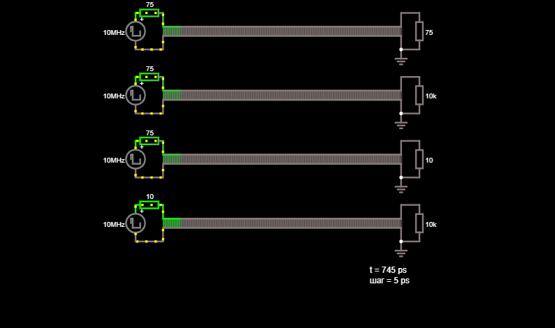 Transmission line termination