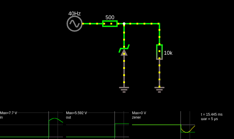 Zener voltage reference