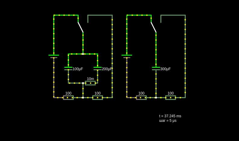 Capacitors in parallel