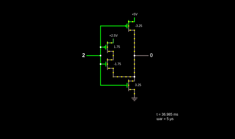 Ternary-logic inverter
