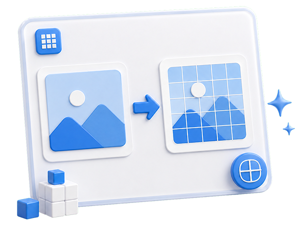 Create image with grid online