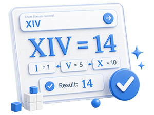 Roman numerals to Arabic numerals converter online
