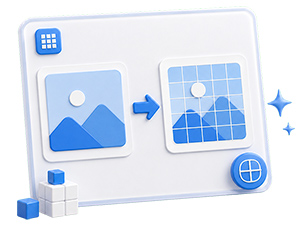 Create image with grid online