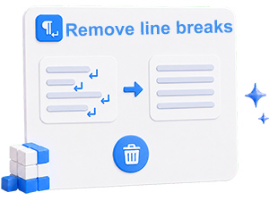 Remove line breaks online