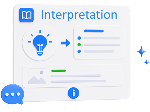 Explanation of a term or concept online