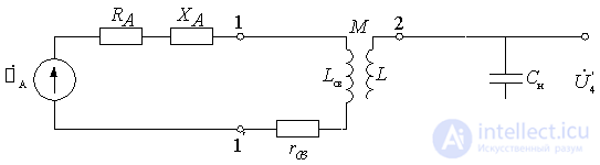   Input circuit with a transformer coupling receiver 