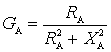   Transfer ratio in complex form 