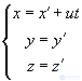   3.6 Transformation of Galilean coordinates and the mechanical principle of relativity 