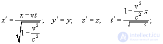   6.1.  Lorentz transformations 