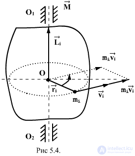   5.6.  Moment of impulse of the material point and solid 