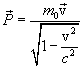   6.6.  Relativistic impulse 