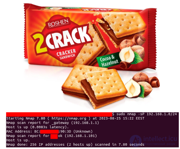 Network scanner in Linux DebianCentOS (as well as Ubuntu and RedHat) with Roshen cookies