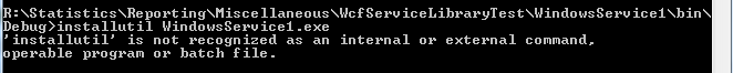 Where to find the installutil.exe utility
