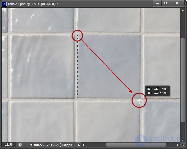 how to find out the dimensions of a layer or a selected area in Photoshop?