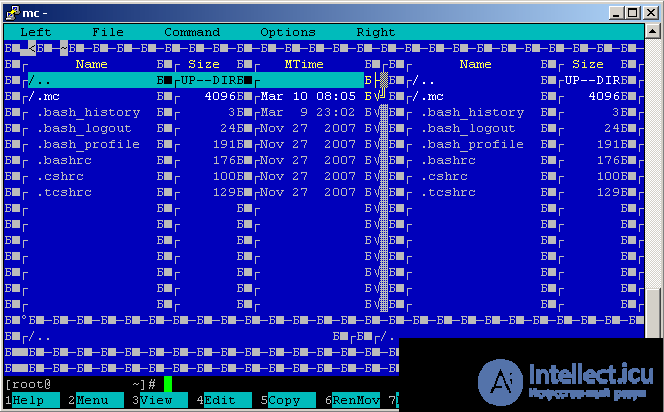 Garbled characters (mojibake) in Midnight Commander (mc)