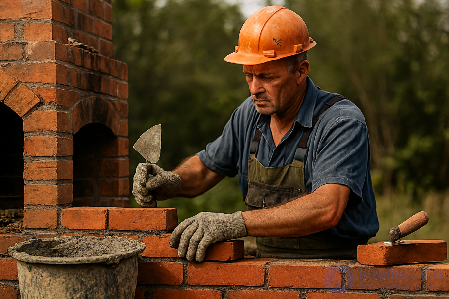 Bricklayer, stove