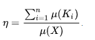 Packing density