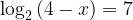 Logarithmic Equations