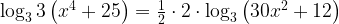 Logarithmic Equations