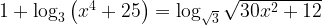 Logarithmic Equations