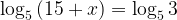 Logarithmic Equations
