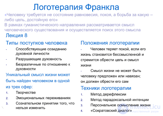 6. The Foundations of Logotherapy