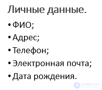 The applicants portfolio: résumé, CV, cover and reference letters, diplomas and certificates