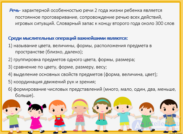 Preschool psychology - psychological development of children in different age groups