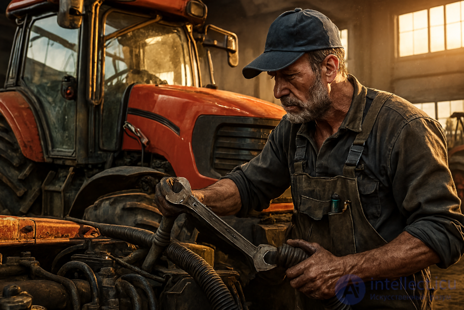 Master of repair and maintenance of machine-tractor park