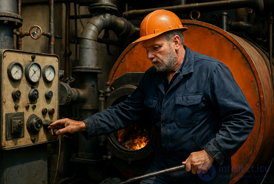Engineer (fireman) boiler room
