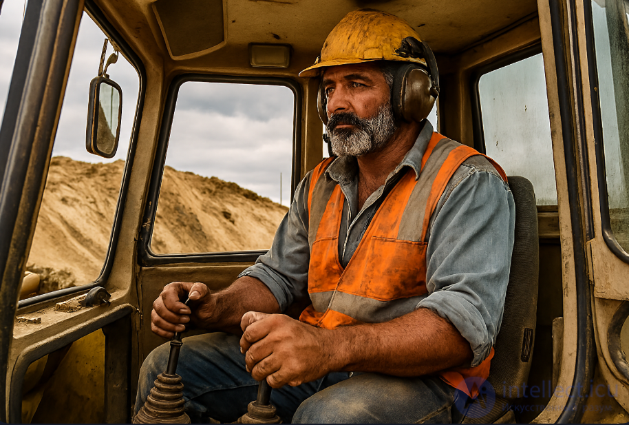 Bulldozer driver