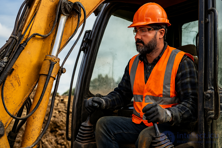 Machinist road and construction machines