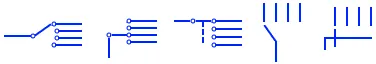 Switch and Button Symbols in Electrical Diagrams