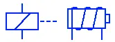 Electromagnetic Relay Symbols in Electrical Diagrams