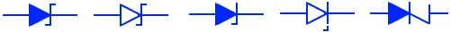 Schematic Symbols for Semiconductor Diodes