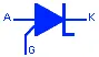 Symbols for Thyristors, Triacs, and Diacs