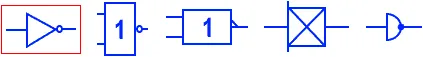 Symbols for Electronic Digital Circuits
