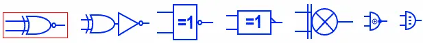 Symbols for Electronic Digital Circuits