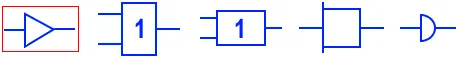 Symbols for Electronic Digital Circuits