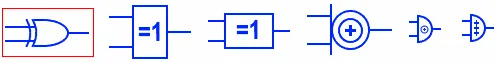 Symbols for Electronic Digital Circuits