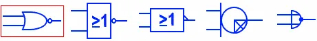 Symbols for Electronic Digital Circuits