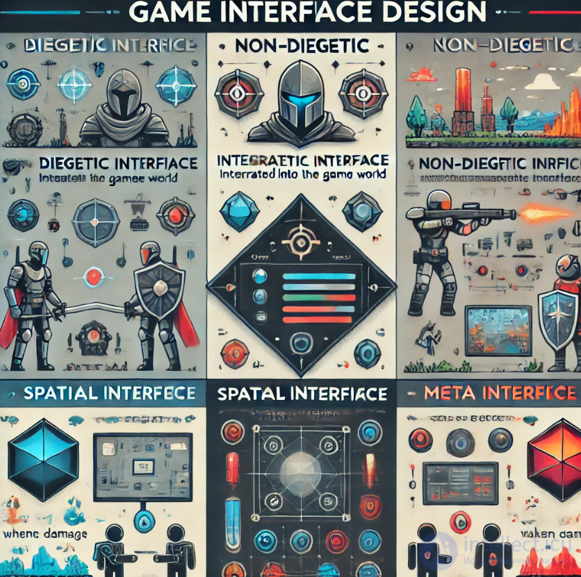 Types and Design of Game User Interfaces