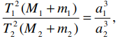 7. Foundations of celestial mechanics. Keplers laws.