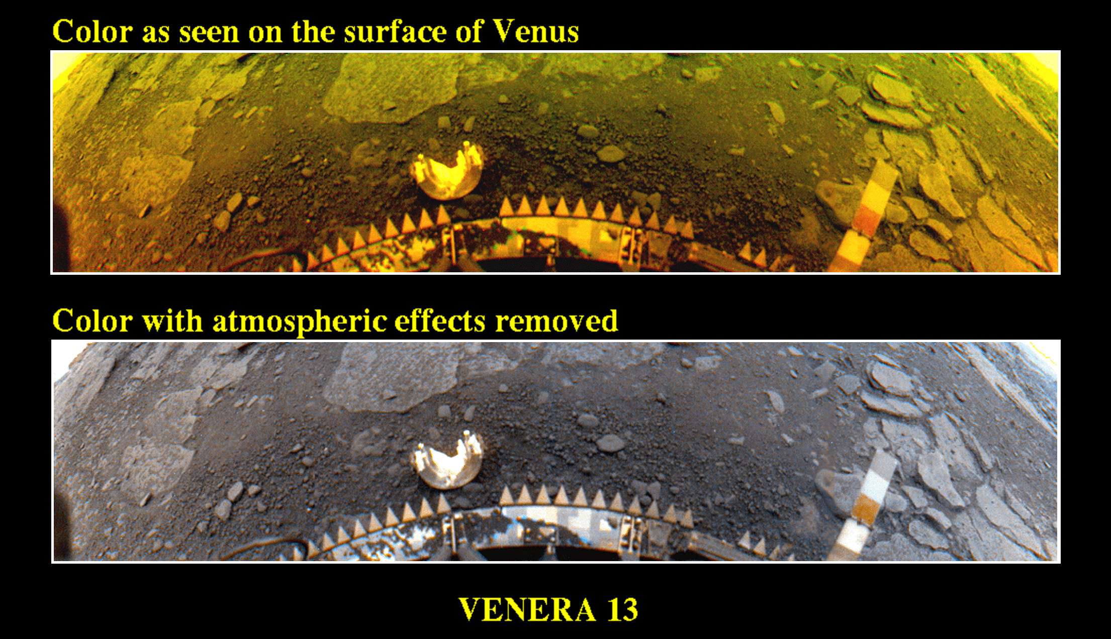 13. Physical conditions on Mars, Mercury, Venus, and Europa.