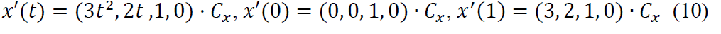 2.2. Parametric Bicubic Curves — Representation of Spatial Forms